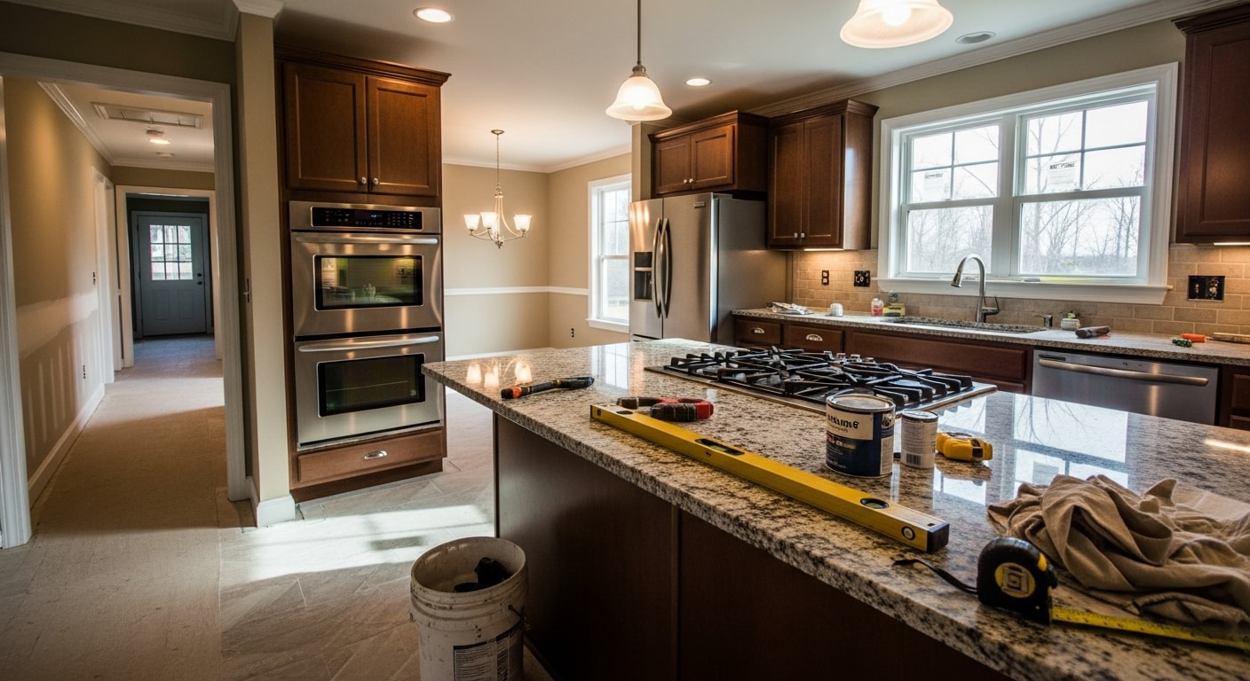 General contractor working on home remodeling project in Northern Virginia
